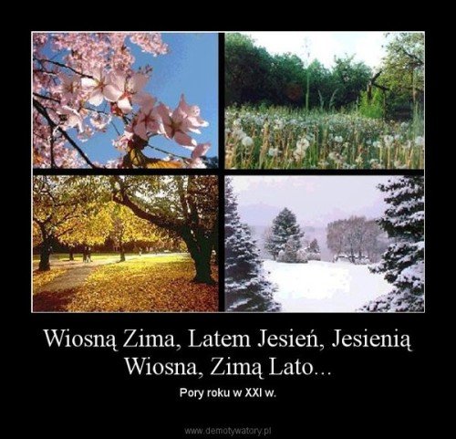 wiosna lato jesien zima po polsku