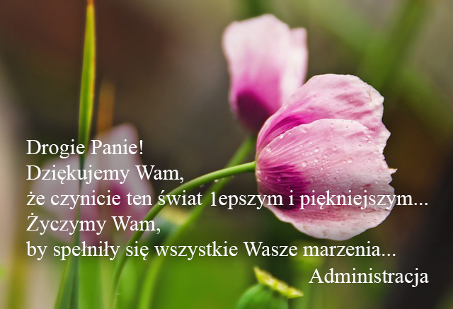 Поздравления с женским днём на польском язые от ProPolski